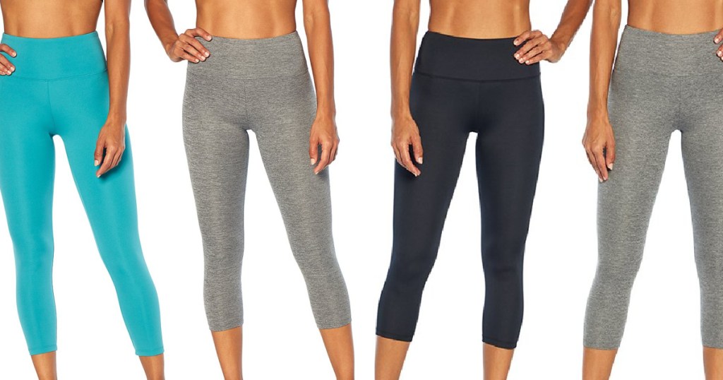 women wearing bally total fitness leggings