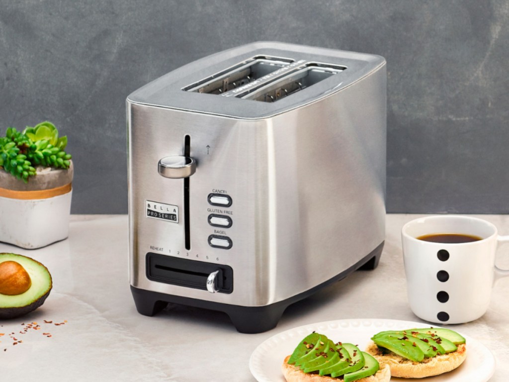 Bella Pro brand toaster on counter top