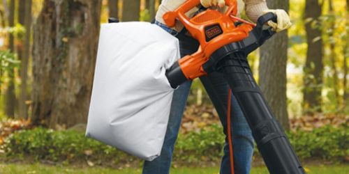 Black+Decker 3-in-1 Leaf Blower & Vacuum Only $79 Shipped on Amazon (Regularly $147)