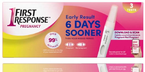 First Response Early Result Pregnancy Test 3-Pack Only $9 on Walmart.com