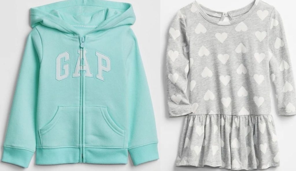 Gap Factory Kids Hoodie and Baby Dress