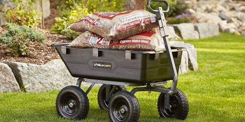 Gorilla Heavy-Duty Yard Cart Just $117.98 Shipped on Walmart (Regularly $179) | 1,200 Pound Capacity