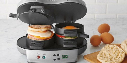 Hamilton Beach Dual Breakfast Sandwich Maker Only $34 on Amazon (Regularly $43)