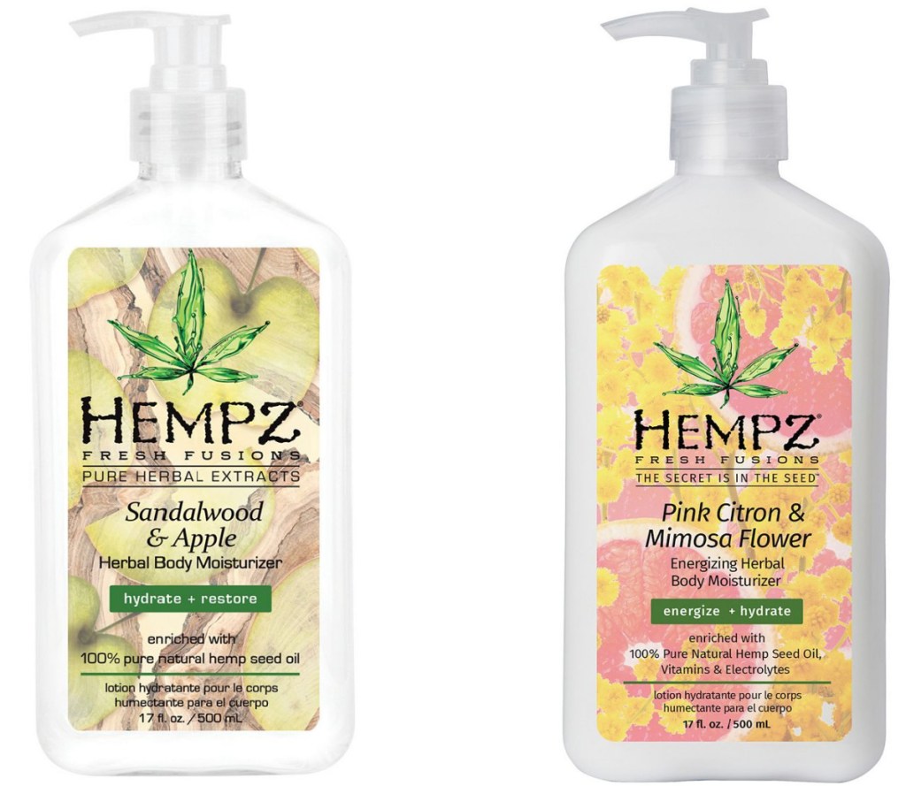 Hempz brand lotion