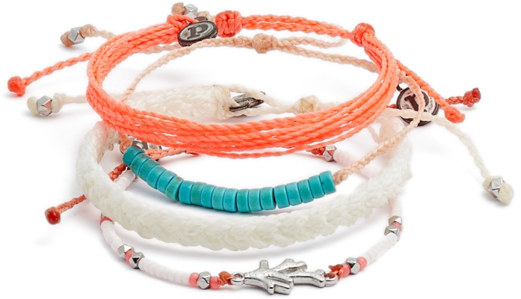 variety of pura vida bracelets