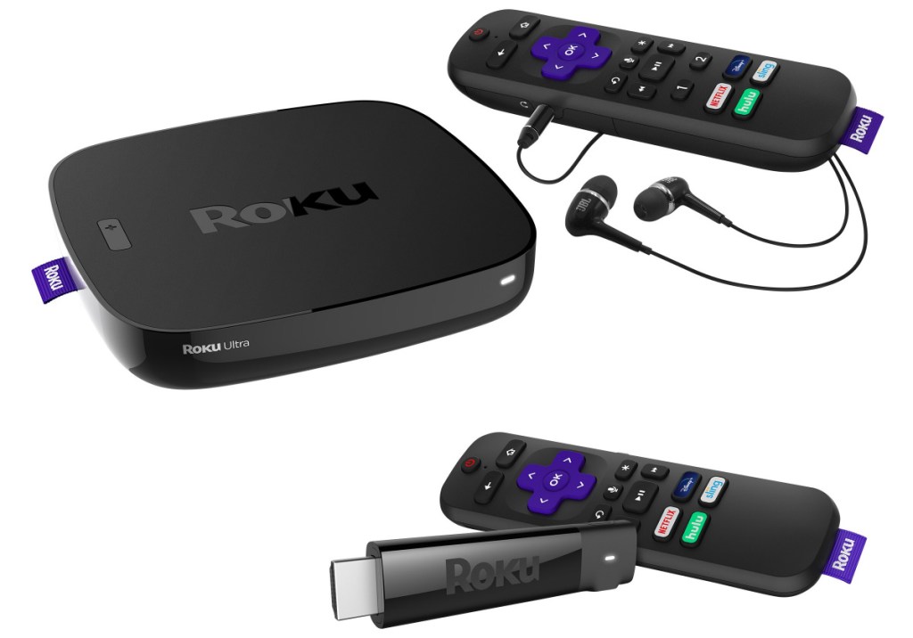 a variety of roku devices