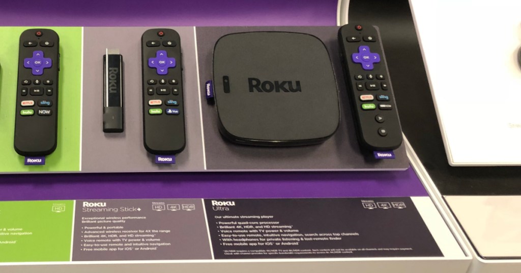 Roku Ultra on display in-store