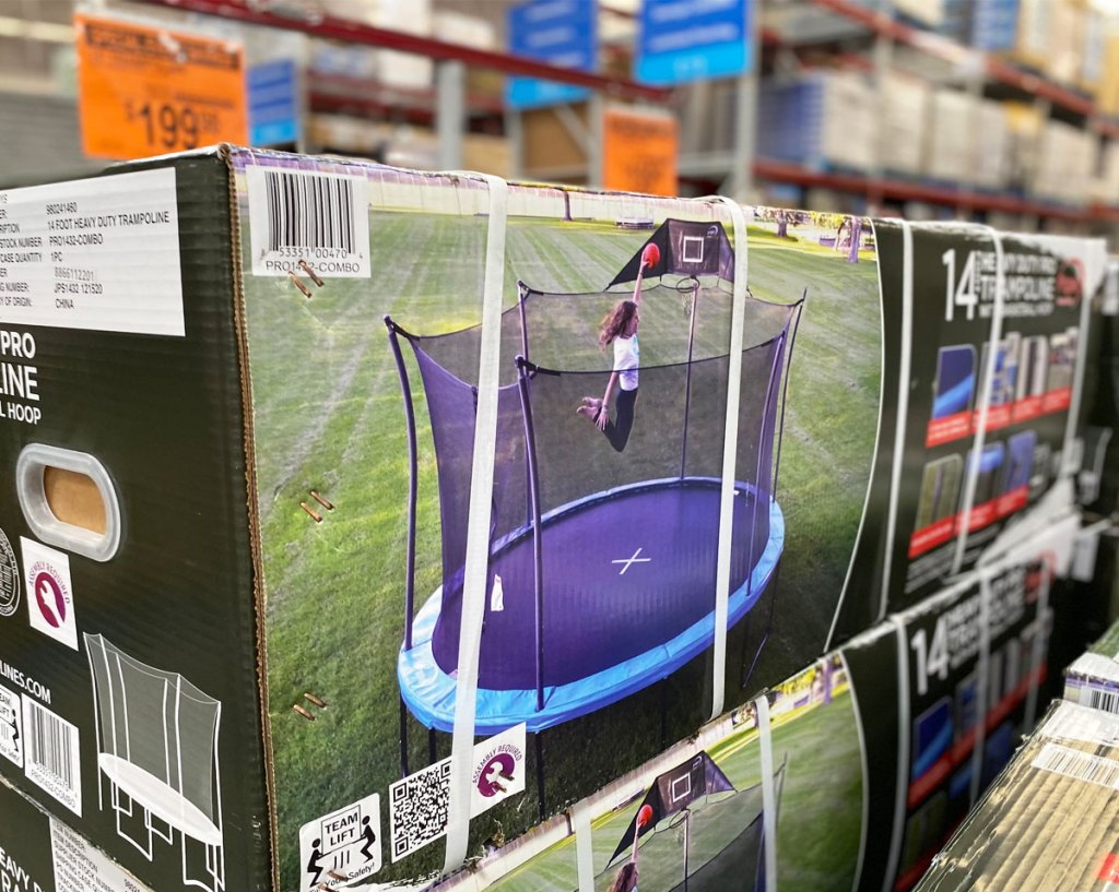 trampoline on sale at Sam's Club