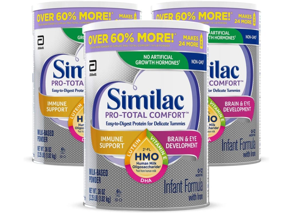 similac pro comfort formula 3 pack