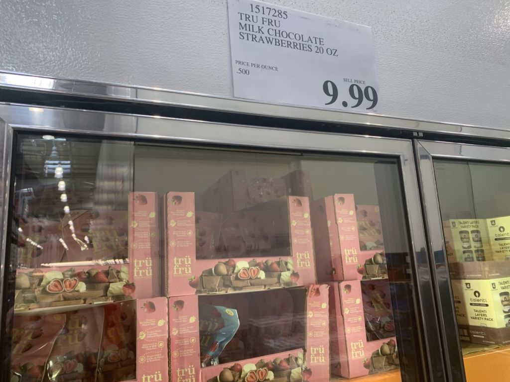 cooler with Tru Fru Chocolate Strawberries