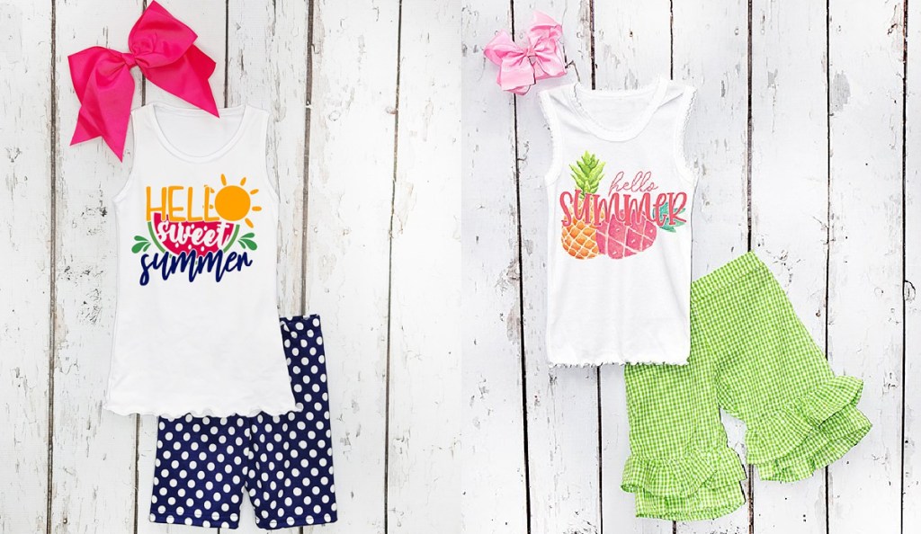 girls clothing sets