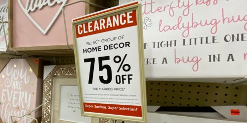 75% Off Select Home Decor at Hobby Lobby