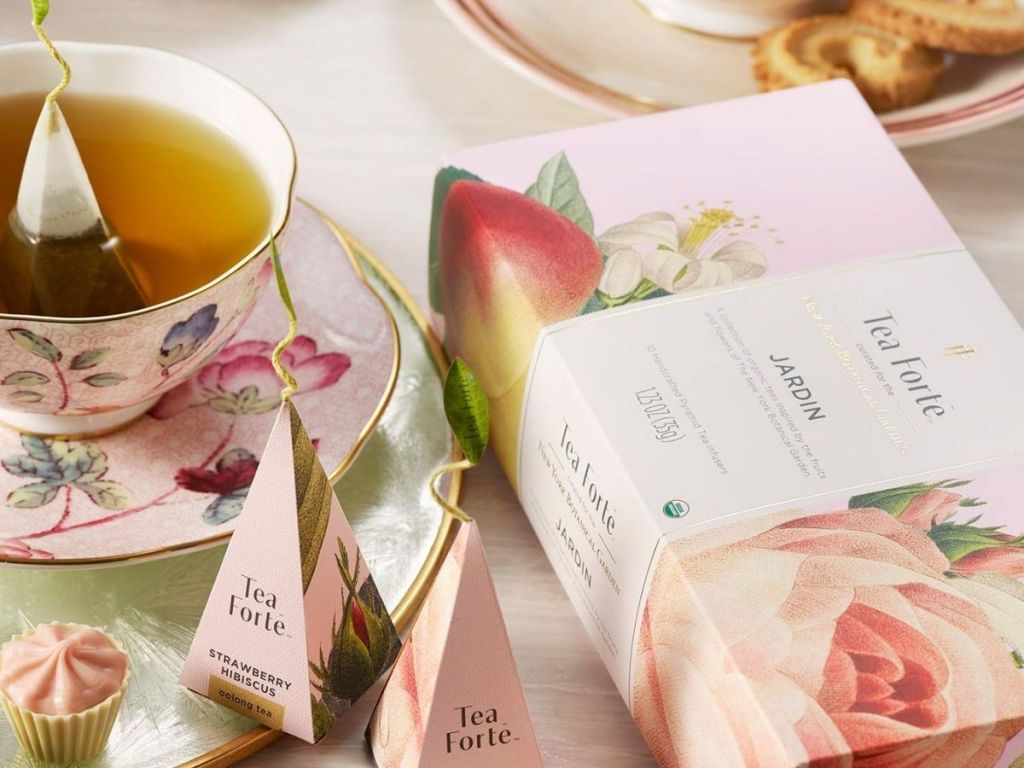 Tea Forte Jardin tea sampler box
