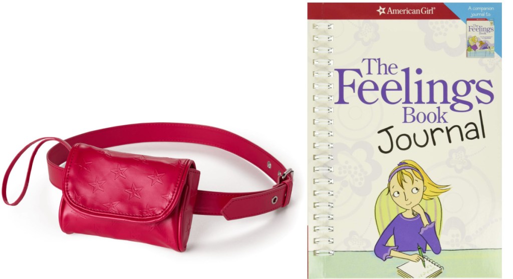 American girl wallet and journal