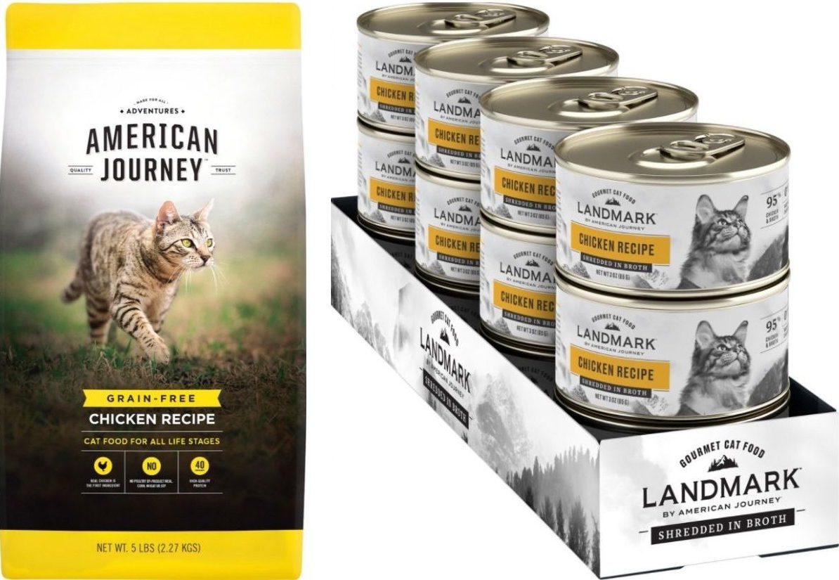 American Journey Dry Cat Food and Wet Cat Food