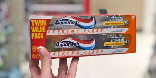 Aquafresh Whitening Toothpaste 2-Pack Just $3 Shipped on Amazon