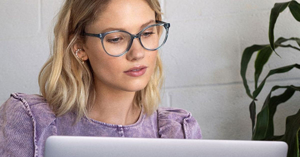 Blue Light Blocking Glasses from EyeBuyDirect