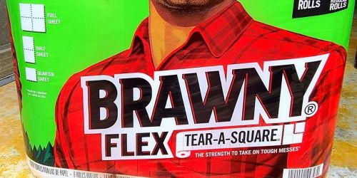Brawny Paper Towels Triple Roll 12-Count Only $24 Shipped on Amazon | Equal to 36 Regular Rolls