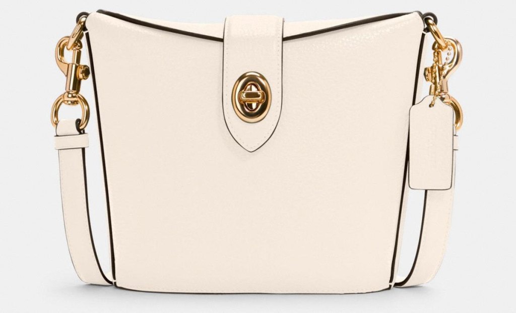 white coach crossbody bag