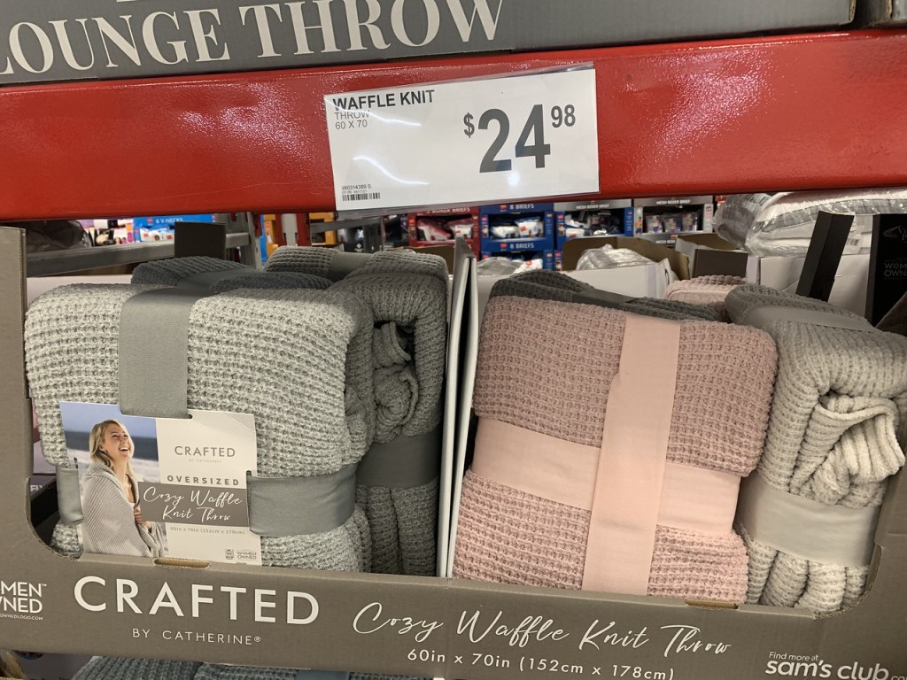 Crafted Waffle Knit Throw