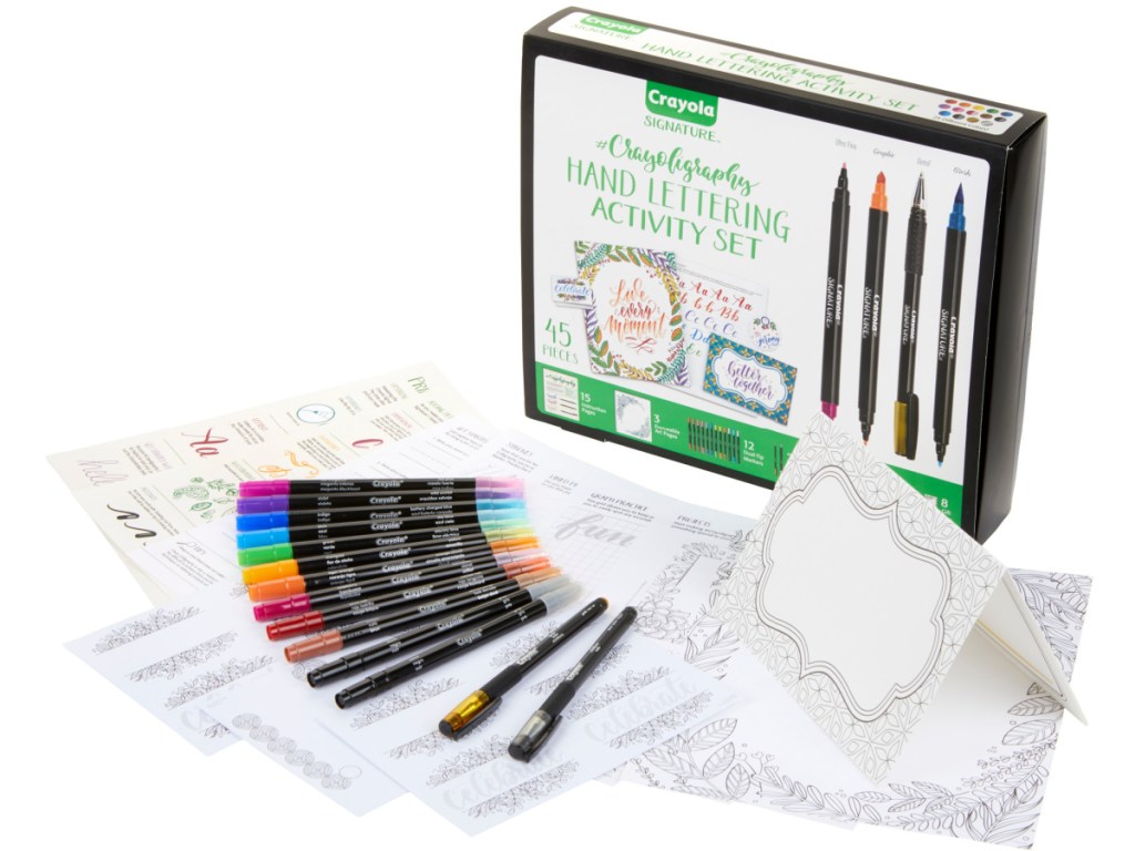 crayola lettering set 