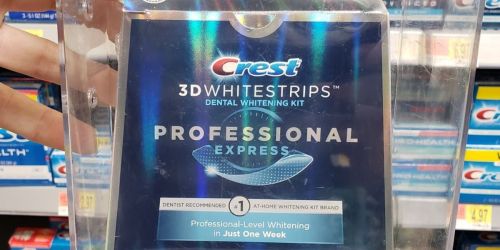 Crest 3D Whitestrips Professional Express 1-Week Treatment Just $20 on Target.com (Regularly $45)