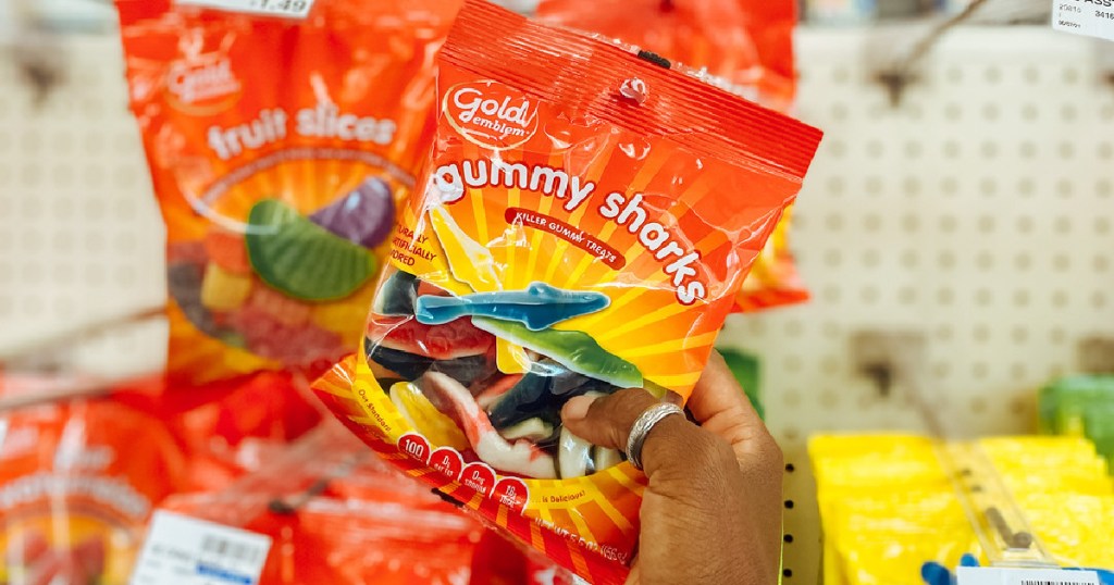 Gold Emblem Gummy Sharks