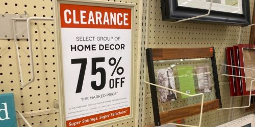 75% Off Home Decor Clearance at Hobby Lobby | Prices from $2.49 In-Store Only