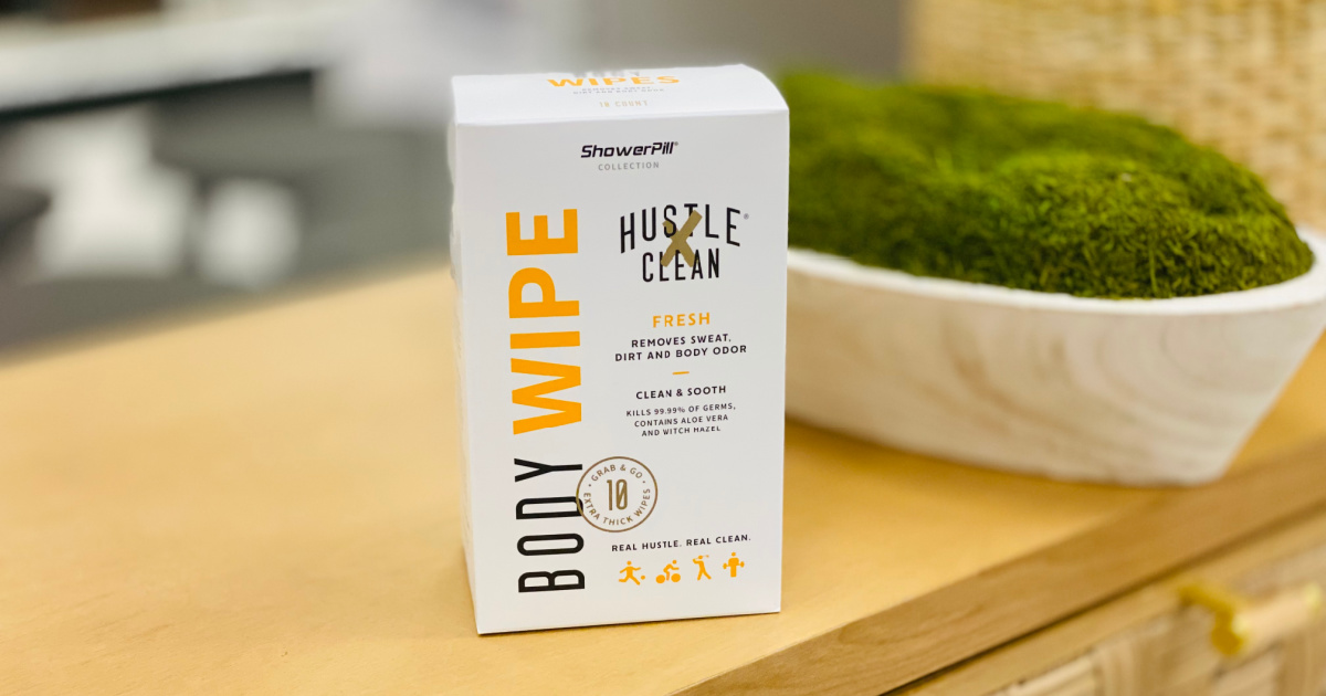 hustle clean body wipes