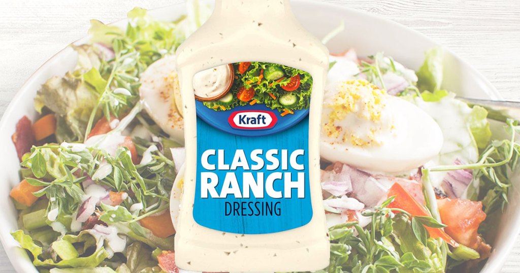 kraft ranch dressing and salad