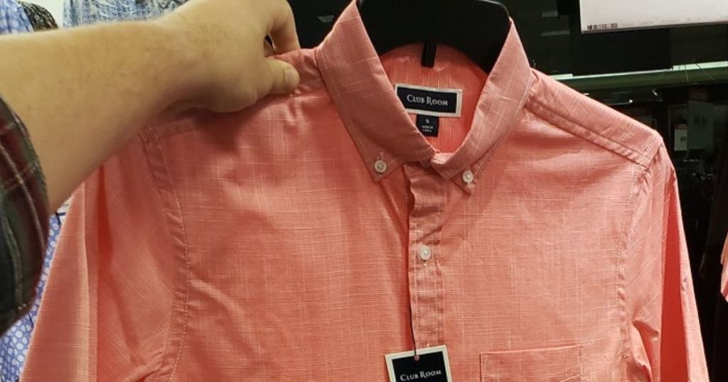 Men's button-down shirt macy's