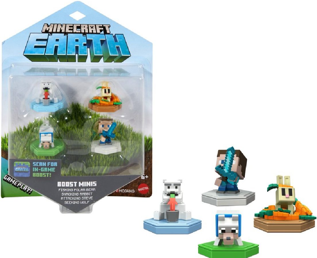 Minecraft Mini-Figures 4-Pack