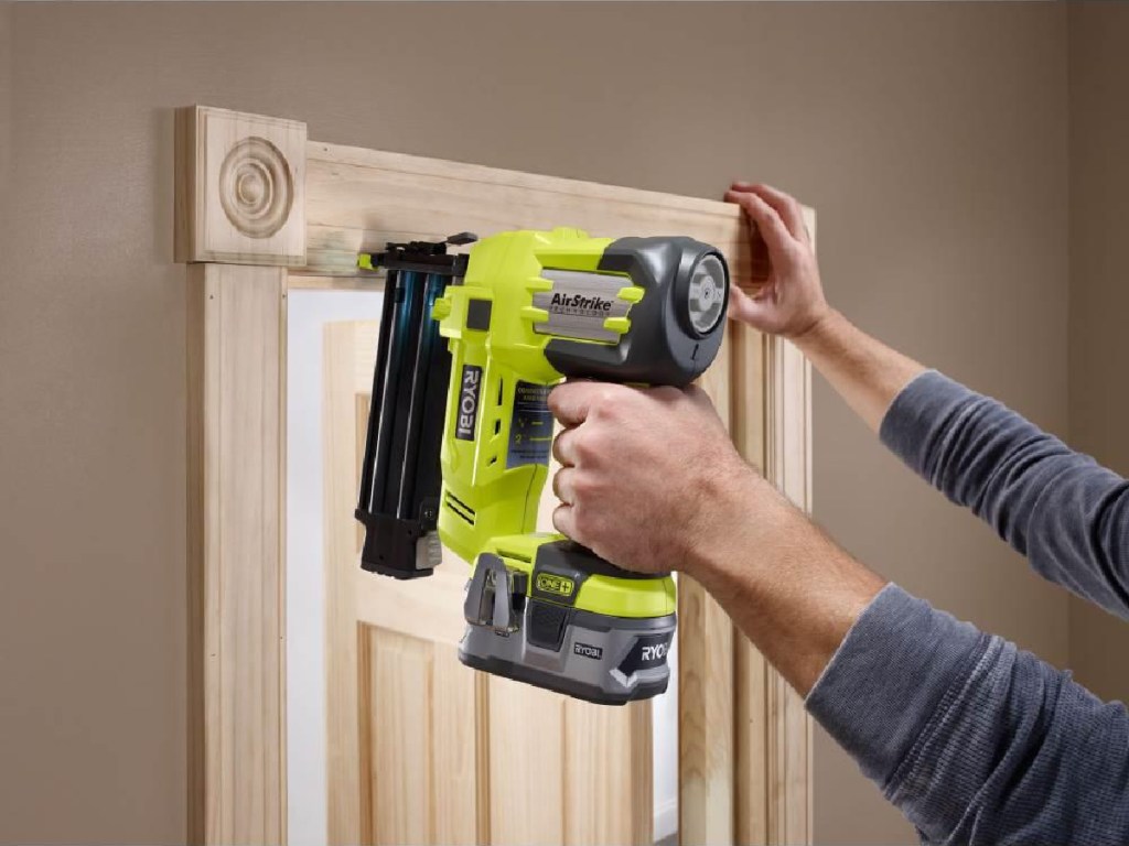RYOBI 18-Volt ONE+ Cordless AirStrike 18-Gauge Brad Nailer - Tool Only