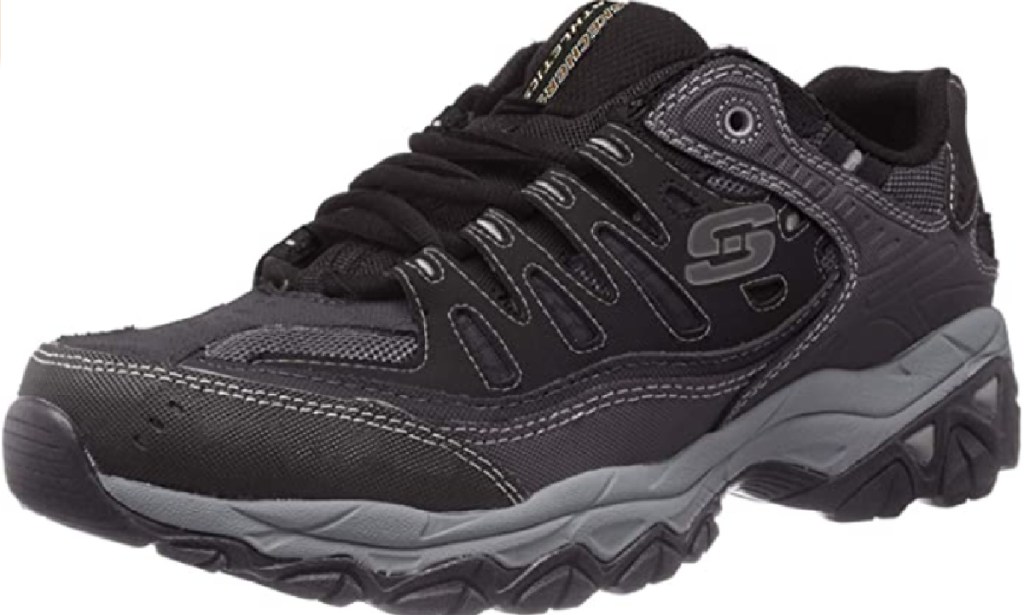 Skechers Men's Afterburn Memory-Foam Lace-up Sneaker