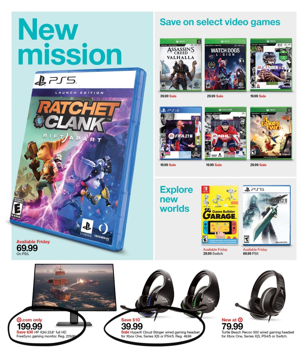 Target ad scan