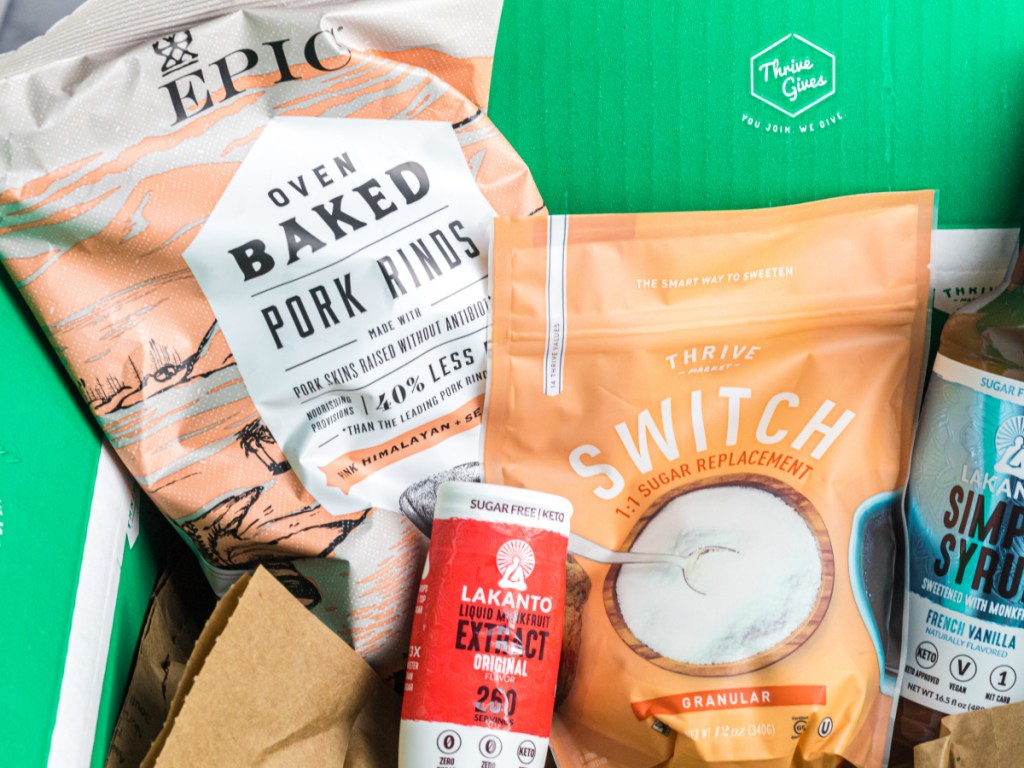 thrive market sugar and snacks