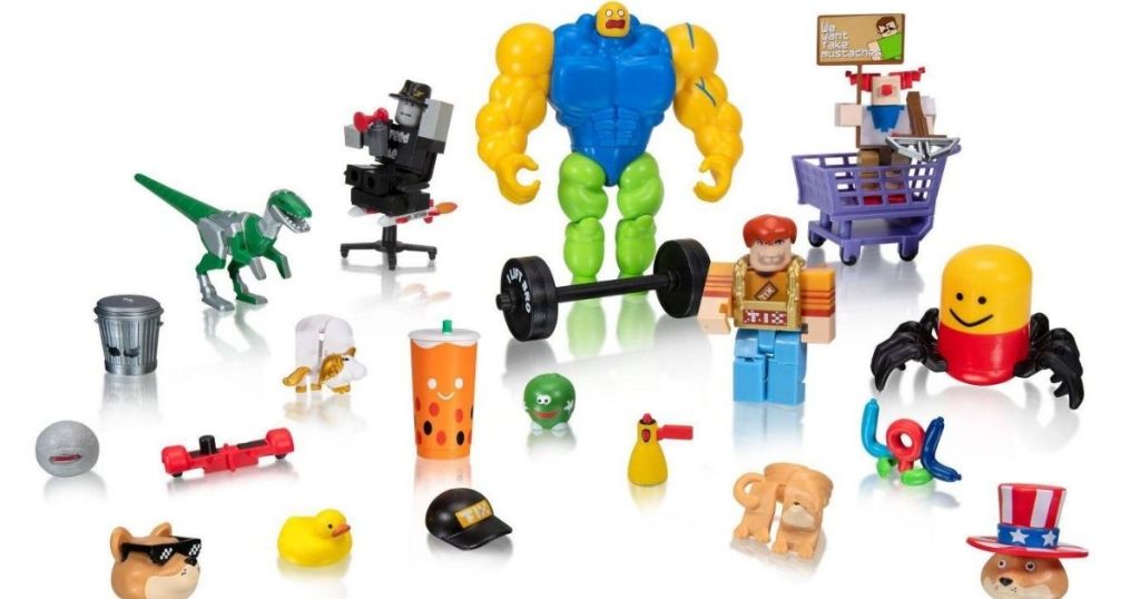 roblox figures displayed