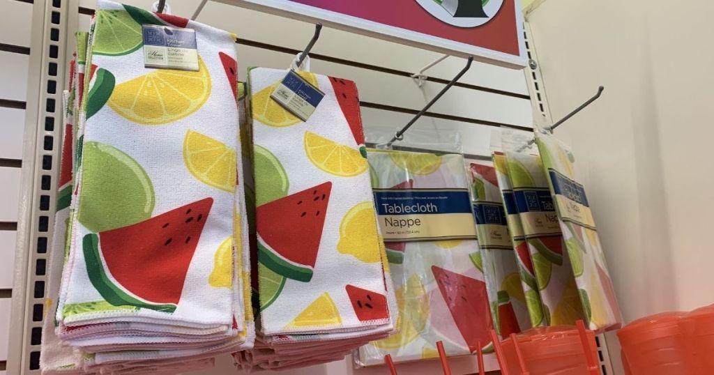 summer themed towels