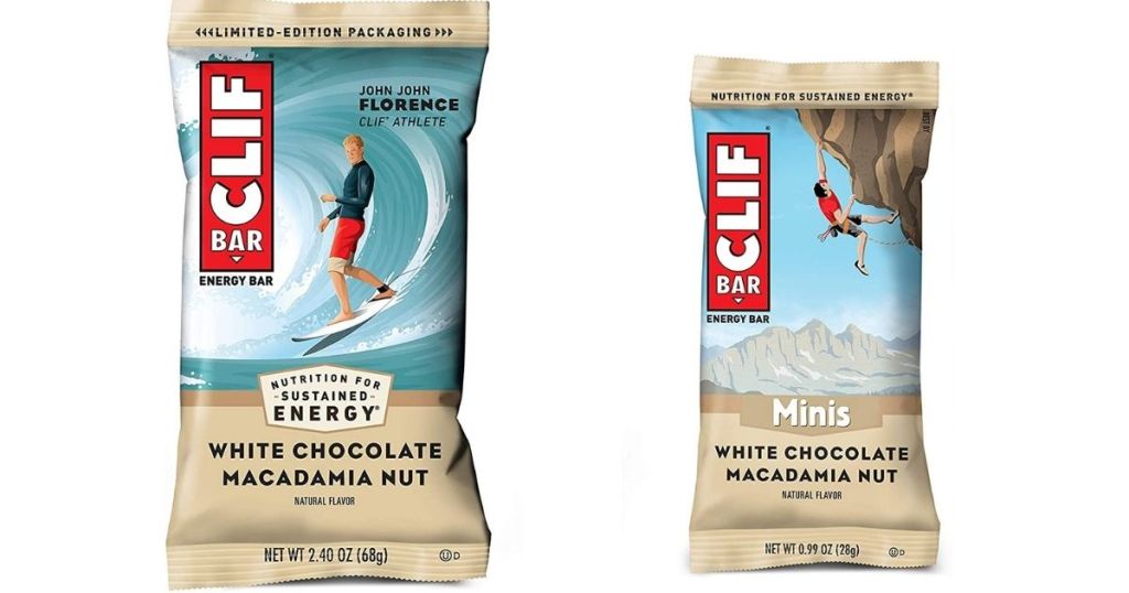 Clif white chocolate macadamia bars