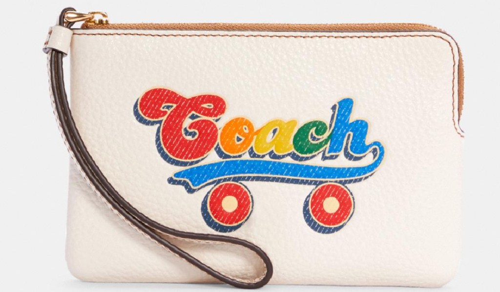 coach roller skate wristlet