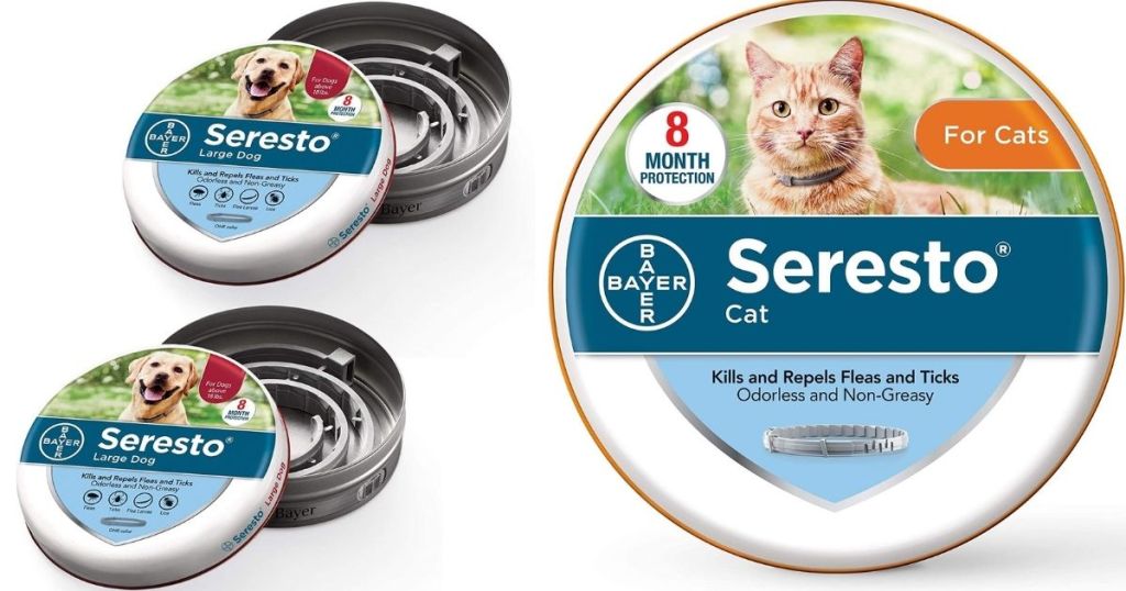 Seresto dog and cat flea collars