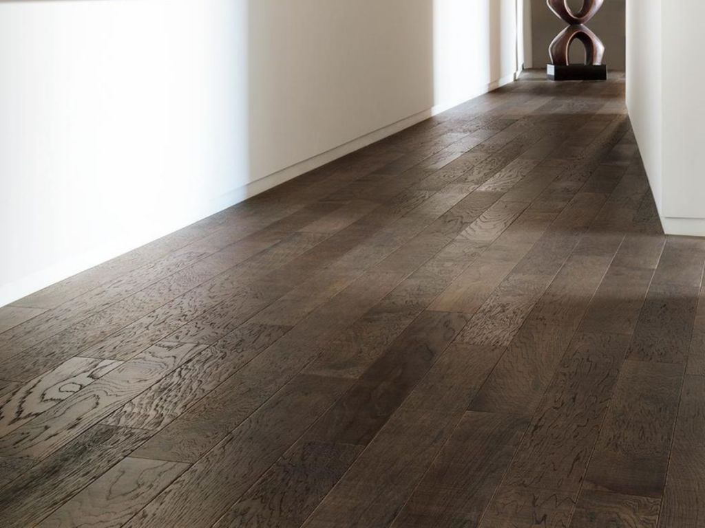 hardwood flooring in living room