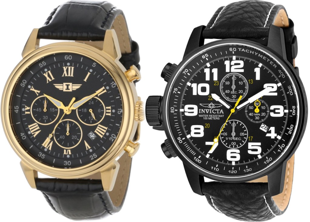 invicta watches black