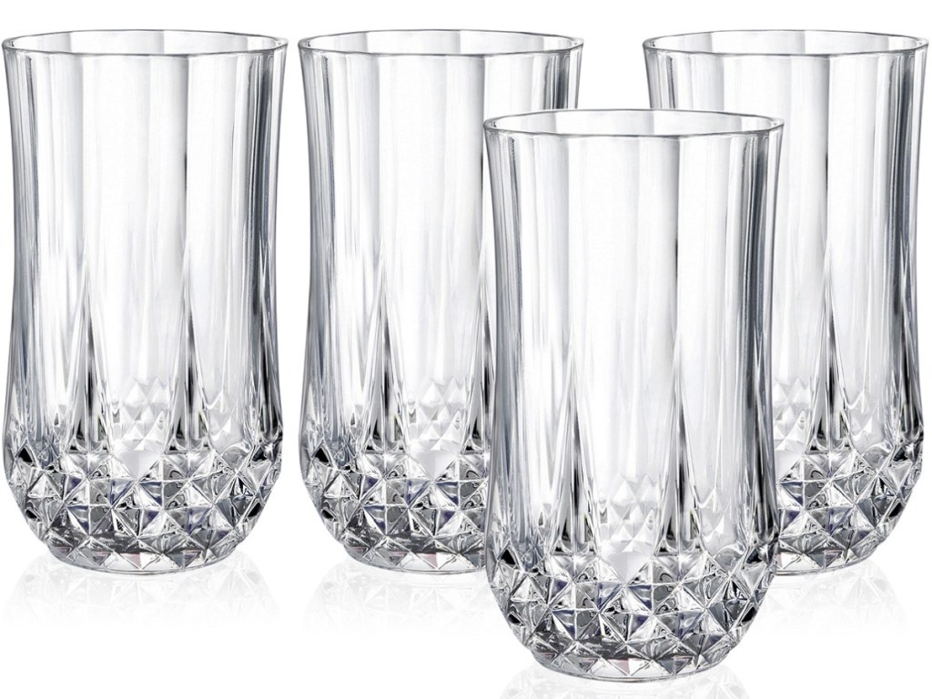 set of tall glasses