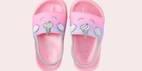 The Children’s Place Unicorn Slides $8.48 Shipped & Flip Flops Only $2.98 Shipped