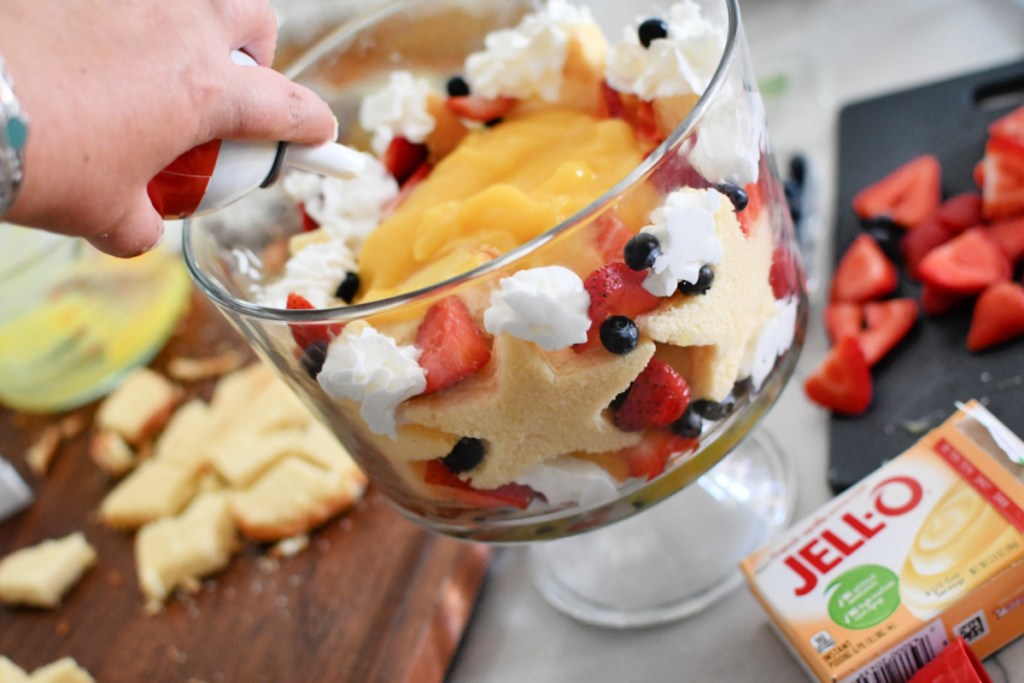4th of july dessert trifle