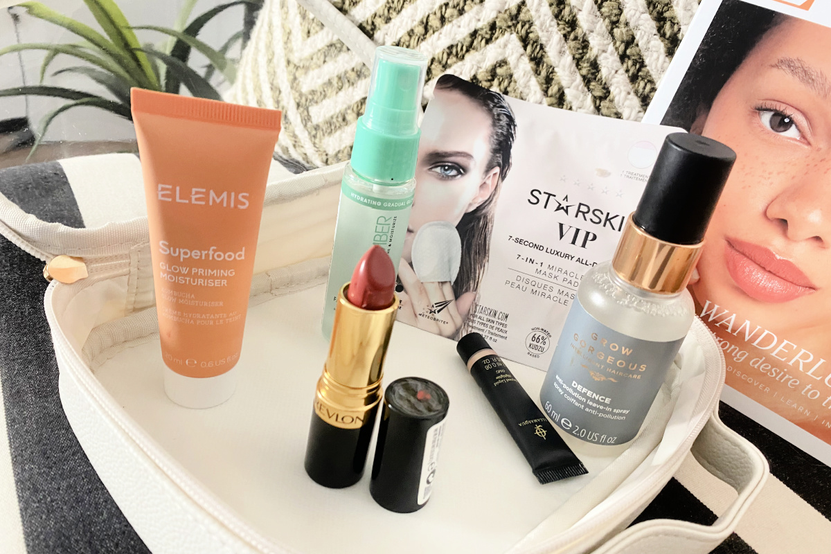 6 beauty products in a Lookfantastic bag