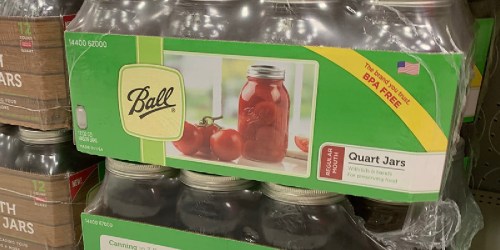 Vintage Pink Ball Mason Jars 4-Pack w/ Lids Just $11.99 on Target.com | Great for Decorating, Canning & More