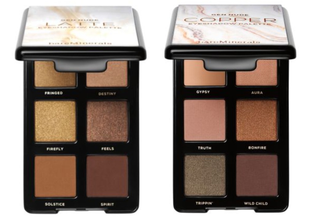 bareminerals gen nude eyeshadow palettes