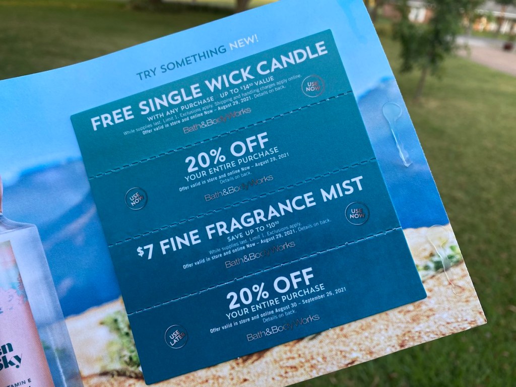 Bath & Body Works August coupons